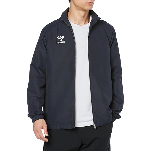 ヒュンメル　エッセンシャルフィールドジャケット　ブラック　ウィンドブレーカー hummel ヒュンメル ウィンドブレーカージャケット(ブラック